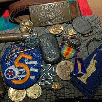Some small finds for Today - Military and Wartime