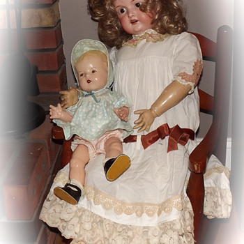 Armand Marseille and unknown composition baby doll...