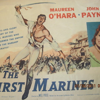 The First Marines Movie Poster 1950 - Posters and Prints