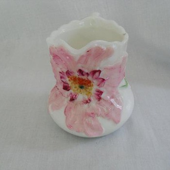 Feathered Dahlia Cream Pitcher