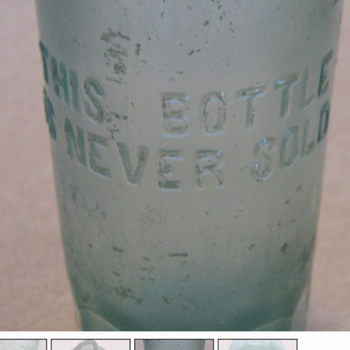 hourse shoe hutchinson bottle 