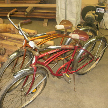 pair of typhoon vintage shwinn bikes - Outdoor Sports