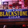 Embossed Early 1900's Waitt & Bond "Blackstone Cigar" Porcelain Sign...Four Colors