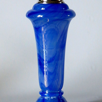 Silver Collared Vase - Art Glass