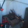 Oken scale and old mitre box 