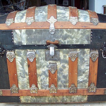 Antique Dome Top Trunk for 1890's