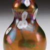  STEUBEN BROWN AURENE MILLEFIORI VASE 