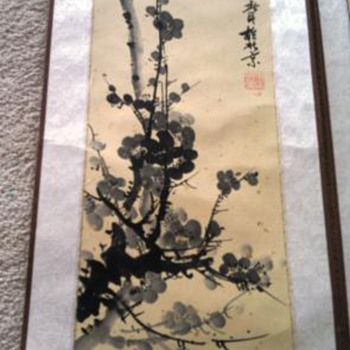 Beautiful  oriental scroll 
