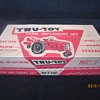Early 1950's Tru-Toy No. 7-150 Complete with Box Die Cast Metal Tractor Plow Disc Drag Spreader Farm Implement Set