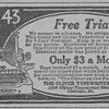 1919 - Oliver Typewriter Advertisement