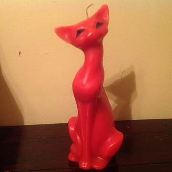 Pink pussycat candle - Animals