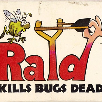 RAID "Kills Bugs Dead" 2-deck playing cards - box art - Cards
