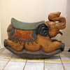 Solid Wooden Elephant Rocker