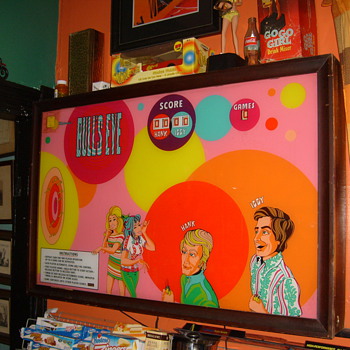 My Vintage Bull's Eye Dart Game in Kitchen - Coin Operated