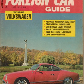 1967 Foreign Car Guide - VW