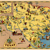 Ruth Taylor Texas State map 1935 comic cartograph