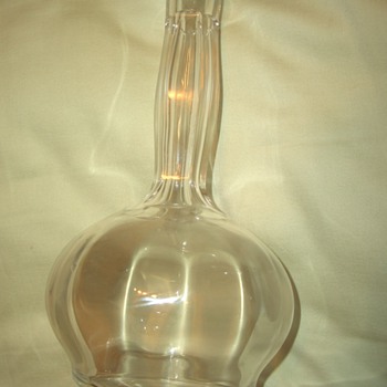 Very impressively Shaped Vintage Bottle and Stopper