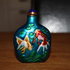 Snuff bottle with goldfishes, heavy and I belive it´s clossoné.