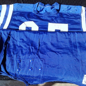 football jersey made by bucky warren inc.
