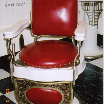 Koch Barber Chairs 1909, National Cash Register,Towel Steamer  - Furniture