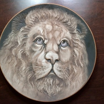 Nippon handpainted 3D plate --approximate age 112 ---  - China and Dinnerware