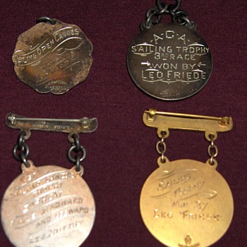 early American Canoe Association regatta medals
