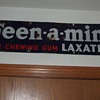 1920's-1930's Feen-A-Mint Laxative Chewing Gum Sign