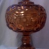L.E.Smith Moon & Stars Pedestal Compote
