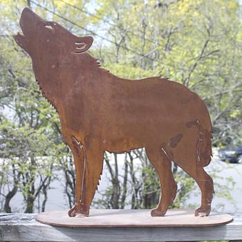 Howing wolf steel  - Animals