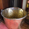 Brass bucket with handle