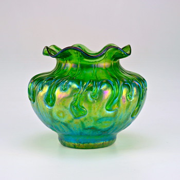 Loetz Creta mit Behängen circa 1899-1900 - Art Glass