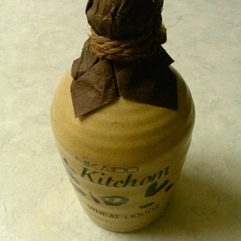 JAPANESE WHEAT LIQUOR BOTTLE