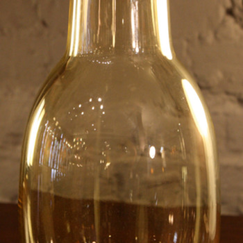 Vintage Hand Blown Glass Vase - Art Glass