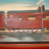 Railroad and Train art work, by artist