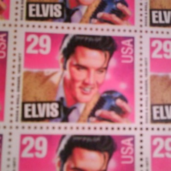 Elvis Stamps...very informative history enclosed - Stamps