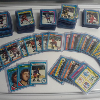 Hockey & Football Cards - Last Night's Trash Collection - Cards