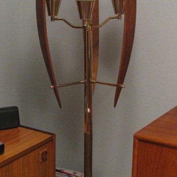 Mid Century Danish Modern Style Floor Lamp