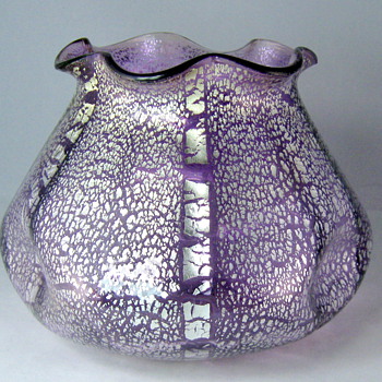 Loetz Violet Argentan 1908 - Art Glass