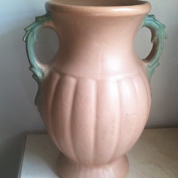 McCoy double handled vase - 1940's - Art Pottery