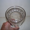Old Glass Tumbler or Bottle with Strange Scalloped Rim Inside