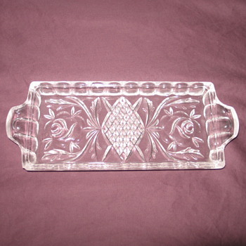 Crystal Butter Dish - Glassware