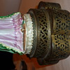 Lady with a bird lamp -still looking for maker