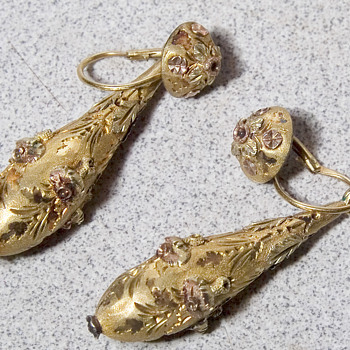 22k Gold Earrings Vintage - Fine Jewelry