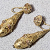 22k Gold Earrings Vintage
