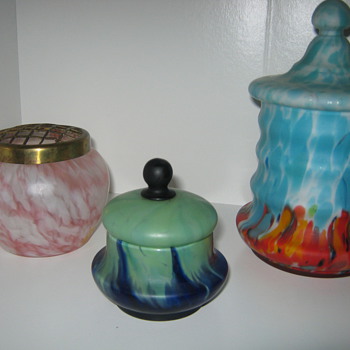 Czechoslovakia Satin Glass Kralik? - Art Glass