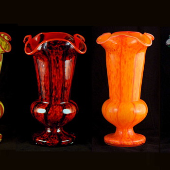 Welz Honeycomb Decors - Multiple Colors - Several Distinct Shapes - Art Glass