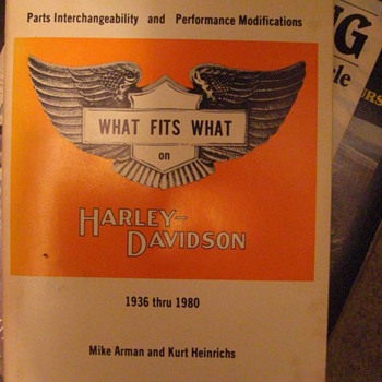 What Fits What on Harley Davidson 3rd Edition 1936-1980 printed in 1978