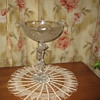 Nude woman pedestal bowl/compote
