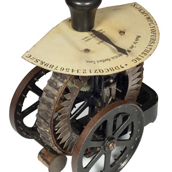 Dart 1 typewriter - The Connecticut Mfg. Company, Hartford, Conn. - 1890 - Office