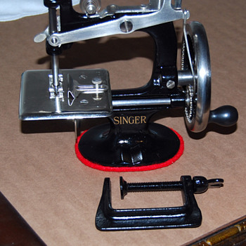 restored singer toy sewing machine